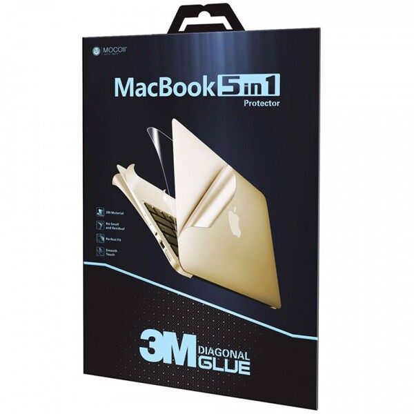 Bộ dán full Mocoll 5 trong 1 cho Macbook Pro 13
