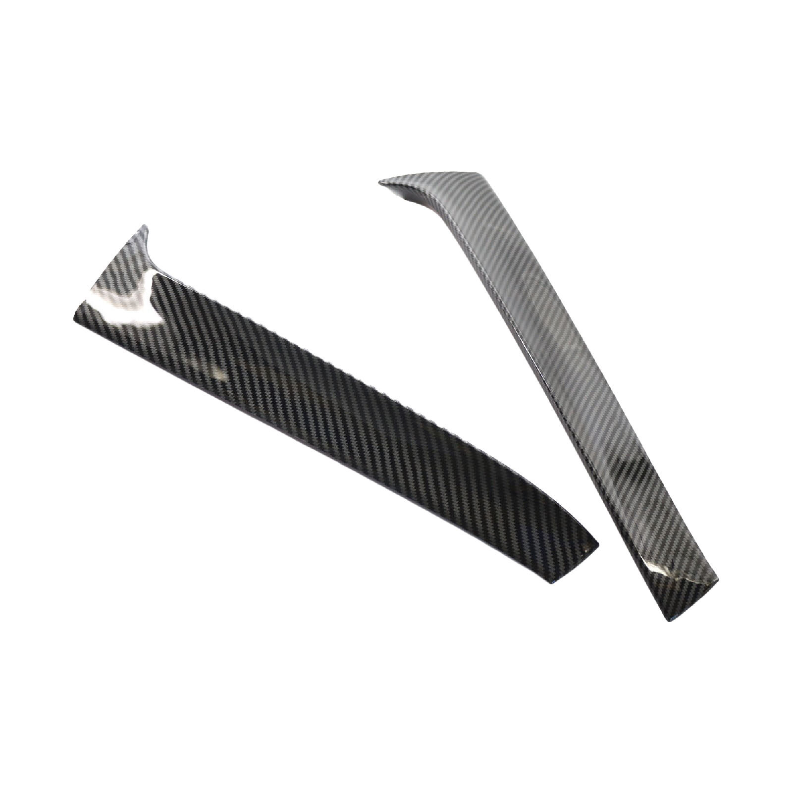 1 cặp Spoiler bền dễ dàng cài đặt kết cấu Carbon cửa sổ phía sau xe bên Spoiler cho VW Golf 7 trạm wago 14-17 Spoiler thuận tiện ABS