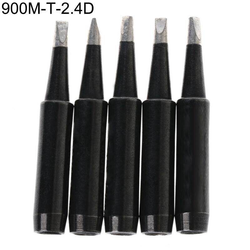 5 Cái 6 Loại Đầu Sắt Thay Thế Đầu Hàn Nóng Chảy Cao Không Chì 900M-T Cho Trạm 936 933