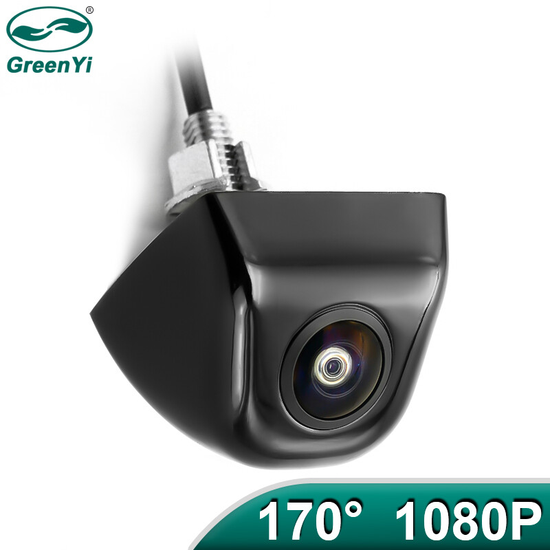 Greenyi camera xe hơi ahd 1920x1080p ống kính mắt cá 170 độ camera quan sát phía sau xe hd quan sát ban đêm ánh sao
