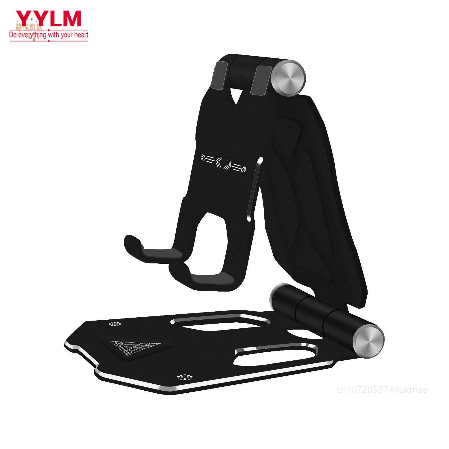 Chaunceybi Mobile Phone Holder Tablet Holder Smart Phone Holder Mini Holder Rotating Holder Aluminum Alloy Bracket, Easy To Carry