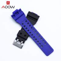 Resin Strap for Casio G-SHOCK GA-100 110 GD-120 G-8900 Matte Double Color Sport Waterproof Men TPU Replacement Belt Watch Band