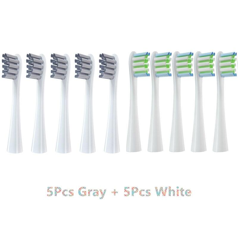 Bàn chải đánh răng đầu thay thế bàn chải đánh răng điện oclean sonic, dòng x /x pro/one/se +/air/z1/f1, đóng gói kín lông mềm