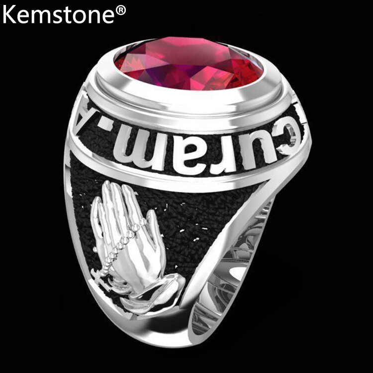 Kemstone Creative Silver Gold Oval Colorful Crystal Inspirational Proverb