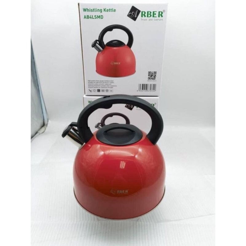 Ấm từ arber 4l màu đỏ hàng cao cấp