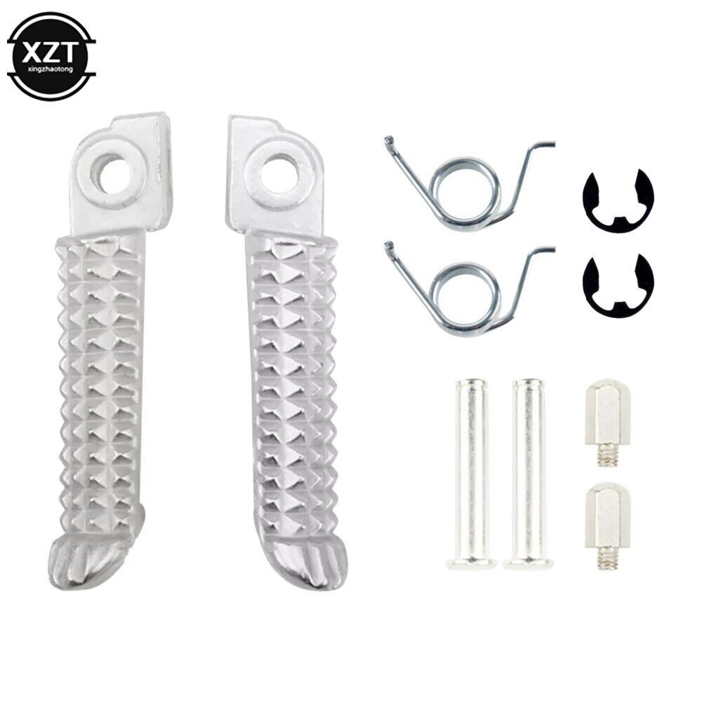 Trước Xe Máy/Phía sau footrests footpegs bàn đạp chân SP cho Kawasaki zx6r ZX10R zx9r Z1000 z750 z750s ER6N