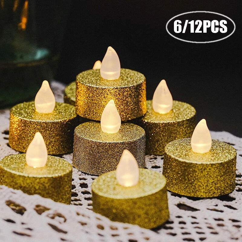 12pcs Flameless Candles,for Ng, Christmas, Halloween Decorations 最も信頼できる