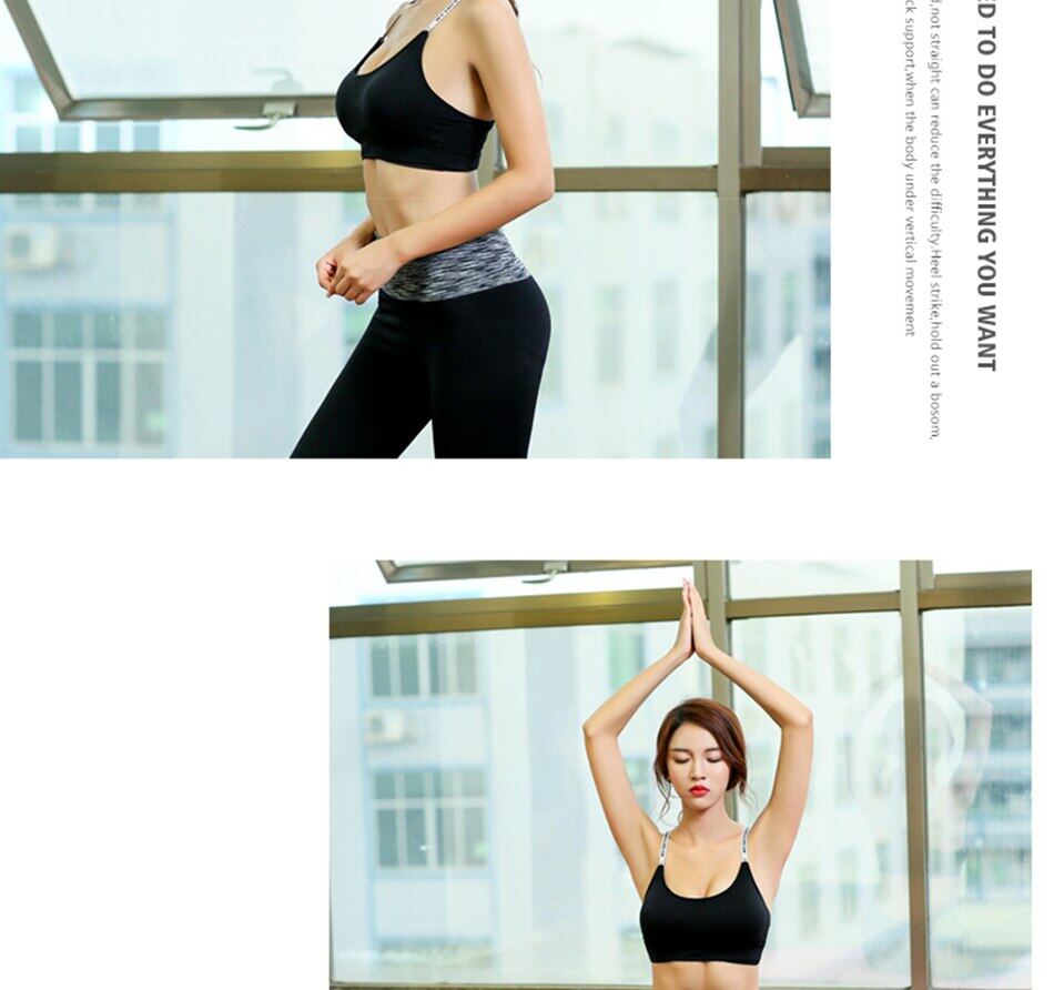 SUPERFLOWER Sports Bra Yoga Fiess Sports Quick Drying Running Gym Training Shockproof Underwear_voghion.com