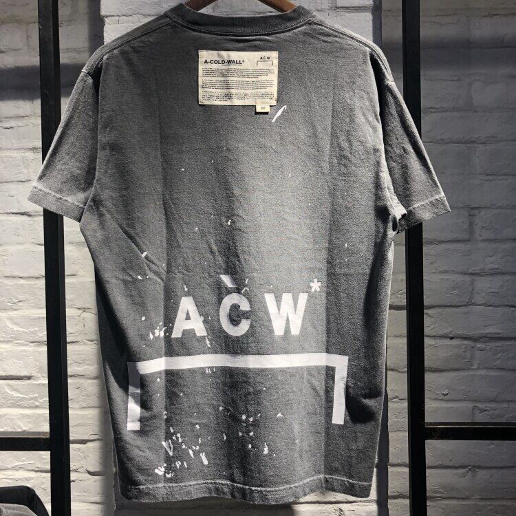 Áo thun acw a-cold-wall chất lượng tốt nhất áo thun nam nữ acw dáng rộng bằng cotton áo thun a-cold-wall thường ngày áo thun acw