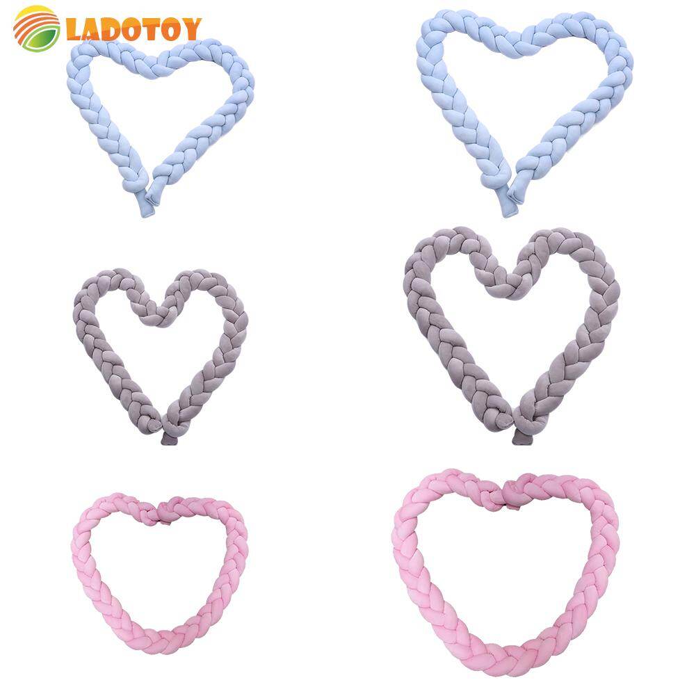 Baby Bumper Bed Braid Knot Pillow Cushion Crib Protector Kid Children Room Decorations