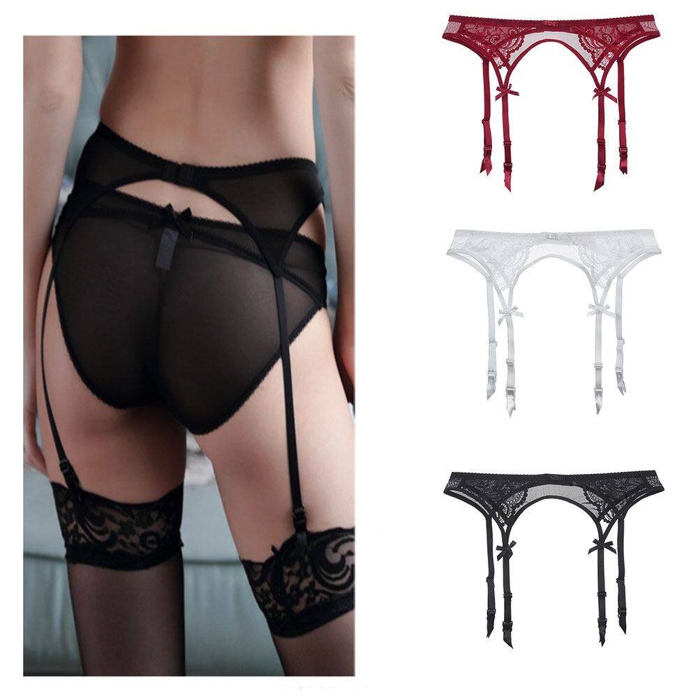 BTTJ0 Thân thiện với làn da Hoa Eo cao Tất Garter Garter ren tuyệt đối Cho tất cao Garter Belt Suspender Thắt lưng co giãn