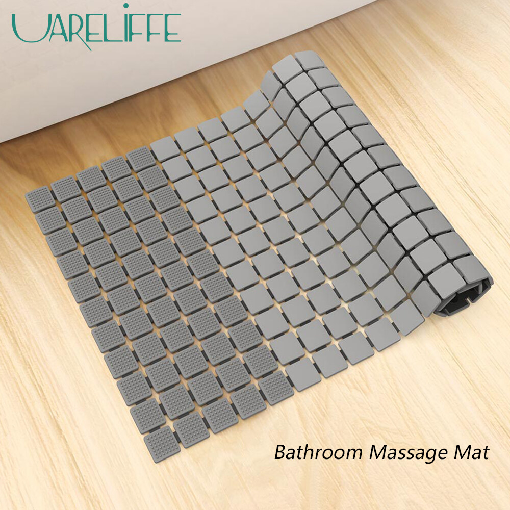 Uareliffe Qualitell Bathroom Mat Soft TPE Material Non