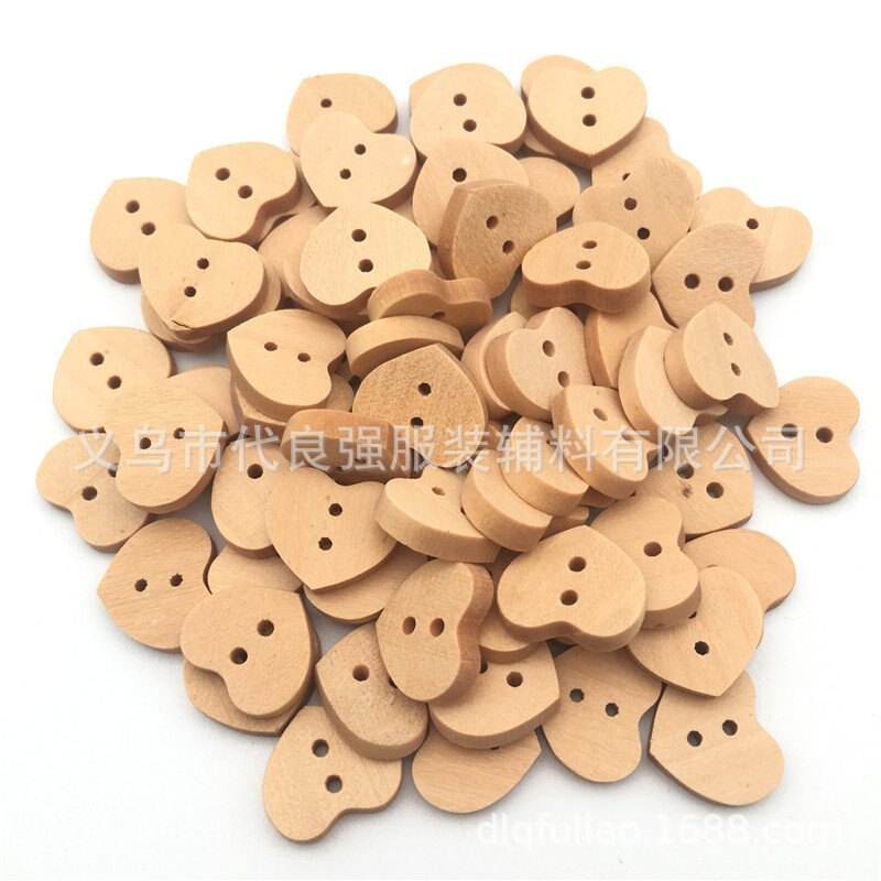 Cúc gỗ trái tim