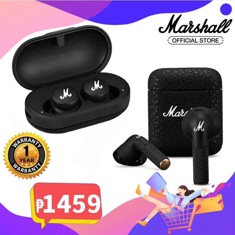 Marshall Mode II / Minor 3 True Wireless Bluetooth Earphones With Microphone In-Ear Gaming Headphones - Noise canceling headset,Sports headset
