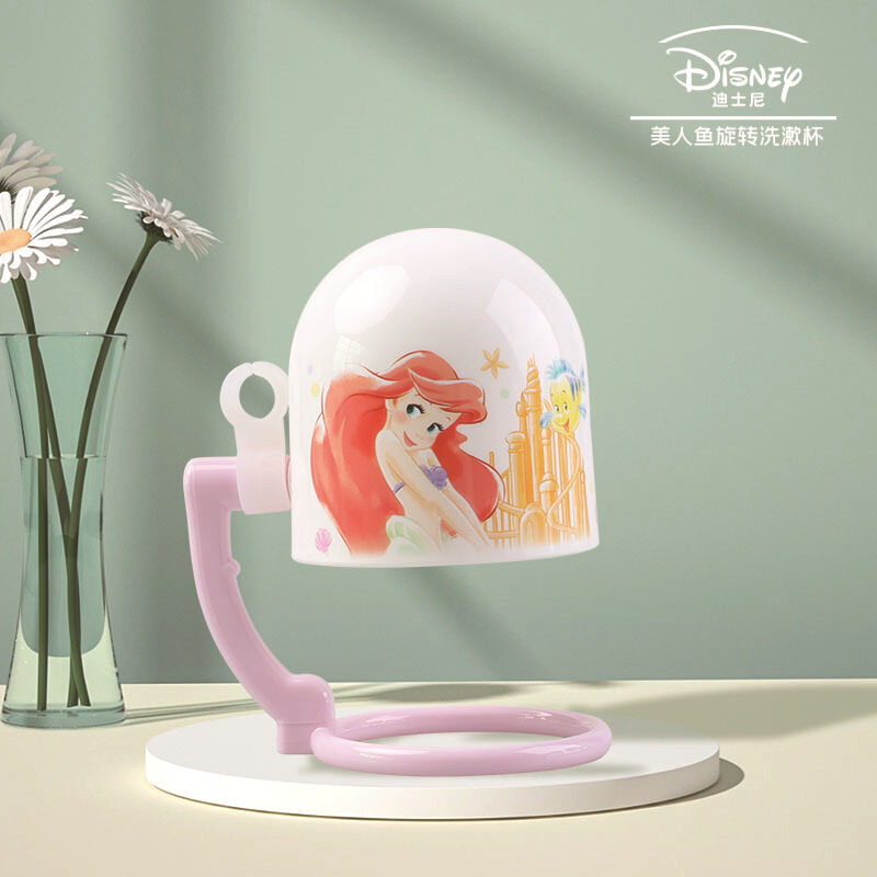 [Ảnh thật/Video/Sẵn] Ly nhựa uống nước đánh răng súc miệng Disney xoay 360 Frozen Car Princess Micke