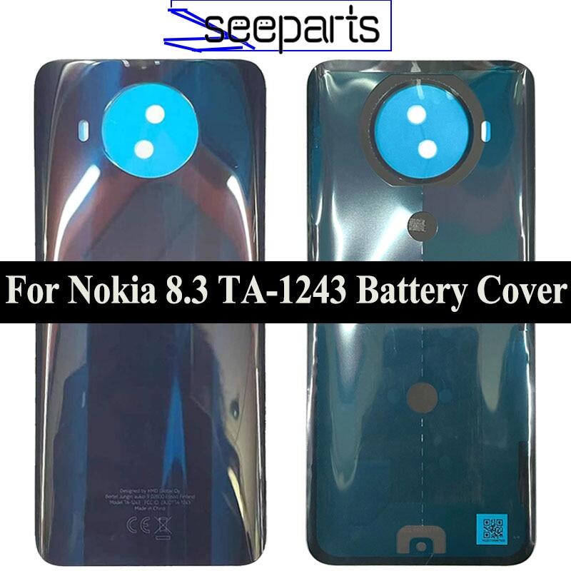 Chính hãng mới cho nokia 8.3 nắp đậy pin ốp lưng ta-1243 cho nokia 8.3 5g nắp đậy pin mặt kính cửa sau ta-1251