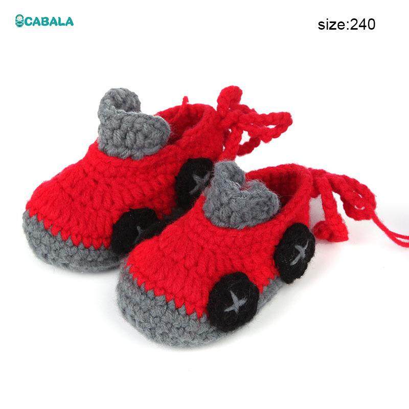 Cabala ทารกชายหญิงรองเท้าถักโครเชต์หัวเข็มขัดรองเท้าฤดูหนาวเด็กทารกแรกเกิดเด็กวัยหัดเดินรองเท้าที่เดิน