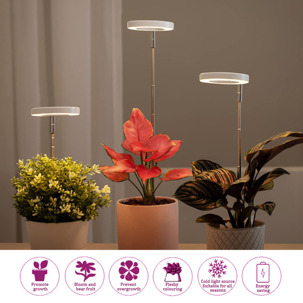 Ace one đèn trồng cây usb đèn trồng cây toàn phổ trong nhà đèn trồng cây led điều chỉnh độ sáng đèn trồng cây hẹn giờ bật/tắt tự động