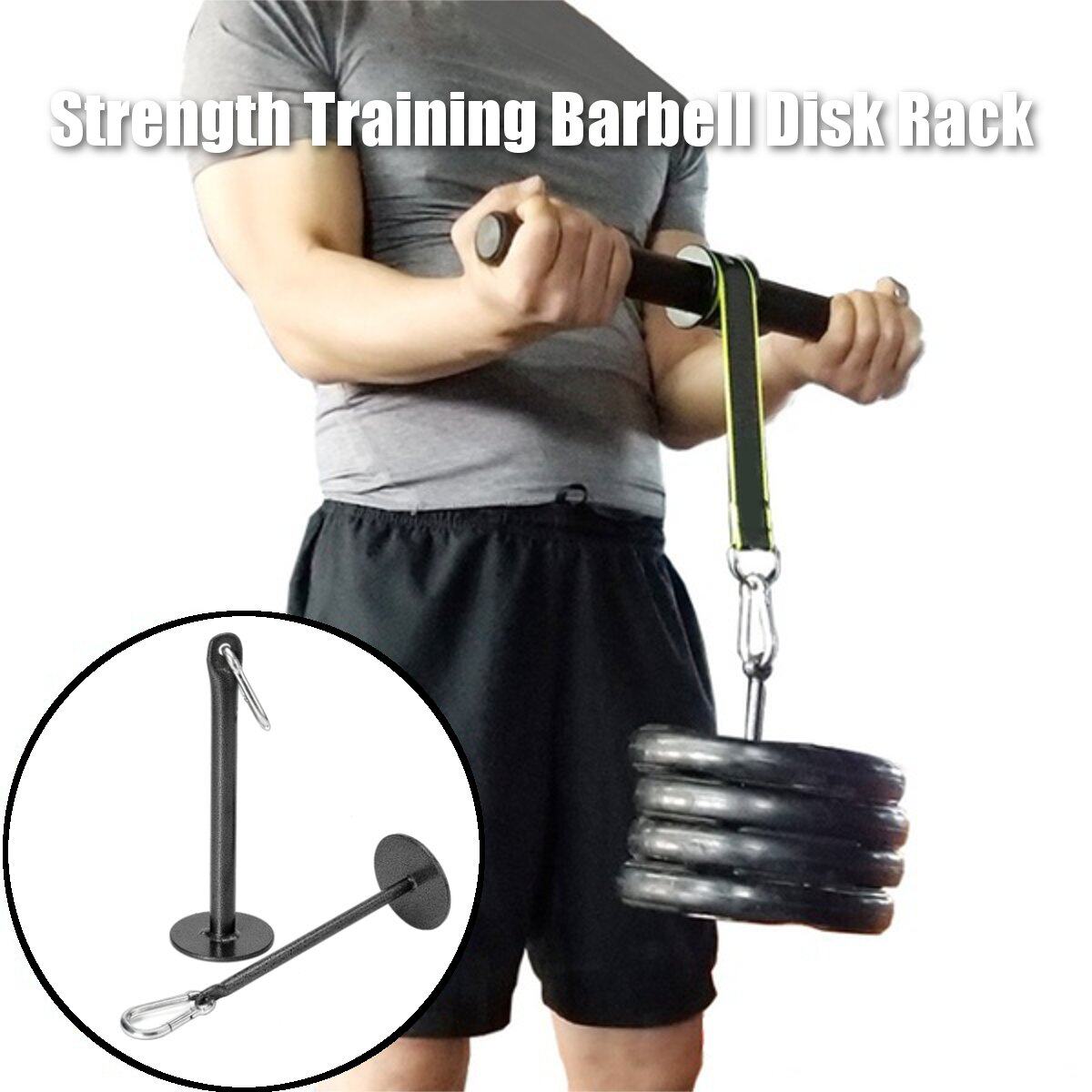 Forearm Wrist Roller Strength Training Kits Barbell Disk Rack Hand Arm