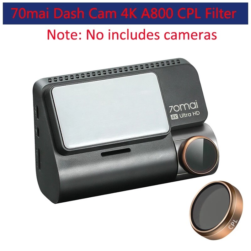 Xiaomi, Dành Cho Camera Hành Trình 70 Mai Chính Hãng, 4K A800 Kính Phân Cực CPL Vàng Bộ Lọc CPL Cho 70 Kính Phân Cực Tròn Mai A800S,Car accessories 70MAI dashcam special accessories