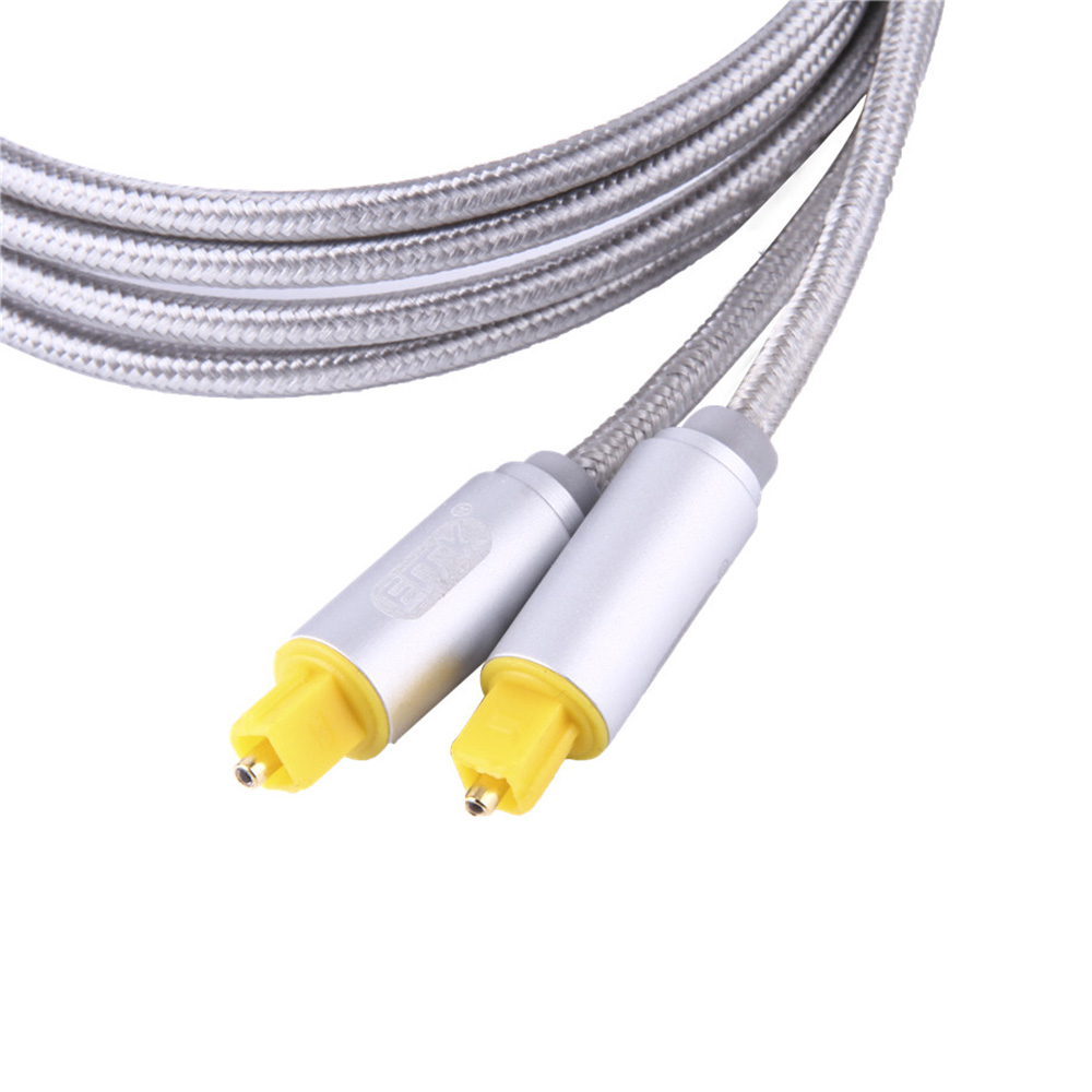 Cáp quang toslink kỹ thuật số 1m/1.5m/2m/3m/5m od 4.0mm, cáp âm thanh quang từ đầu đực sang đầu đực toslink spdif dây cho dvd cd tv box