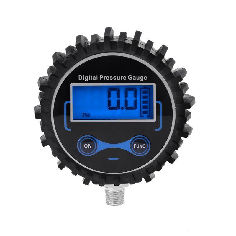 Đồng Hồ Đo Áp Suất Lốp Kỹ Thuật Số 0-200PSI Đồng Hồ Đo PSI Khí Ô Tô Máy Kiểm Tra Áp Suất Lốp 1/8 NPT