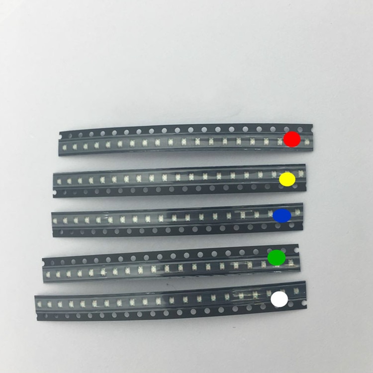 100 điốt led đủ loại điốt led smd 0603 0805 1206 1210 smd led điốt bộ đèn led diode 5050 5730 tự làm cho đèn nền tv màu đỏ xanh lá xanh dương vàng trắng