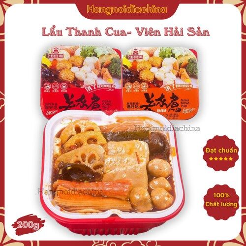 Lẩu tự sôi thanh cua - viên hải sản ngon hấp dẫn !