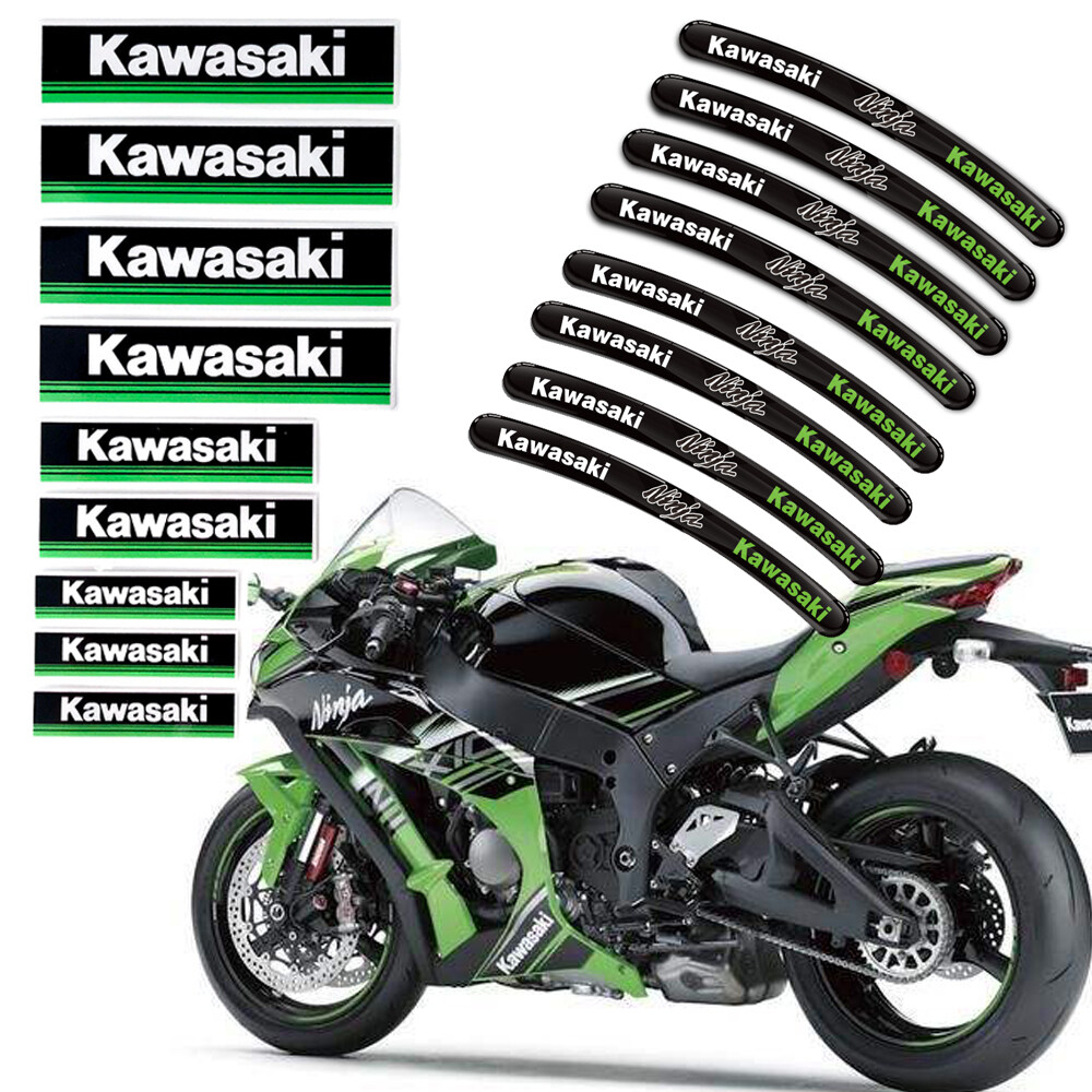 Kawasaki Motorcycle Sticker Logo Set Racing Team Tank Emblem For Kawasaki  Z800 ZRX400 ZRX1100 ZRX1200 Z750 Z1000 ER-6 ZR-7R | Lazada PH