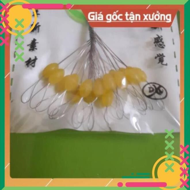 Túi hạt chặn phao câu cá loại 20 hạt