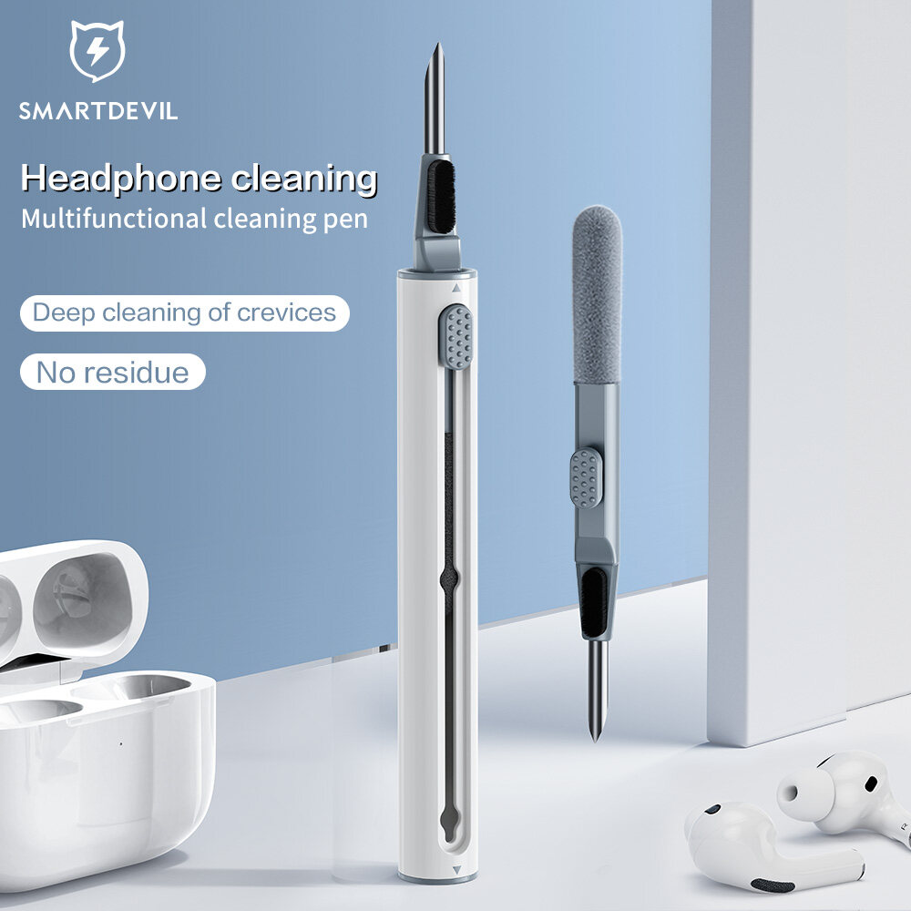 SmartDevil Bộ Bút Làm Sạch Tai Nghe Bluetooth Cho Pro Huawei Xiaomi Dụng Cụ Làm Sạch Lỗ Âm Thanh Điệ