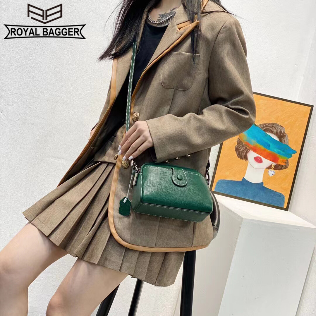 Royal bagger túi đeo vai nhỏ cho nữ túi đeo chéo túi đeo chéo nữ da bò thật túi đựng điện thoại thời trang