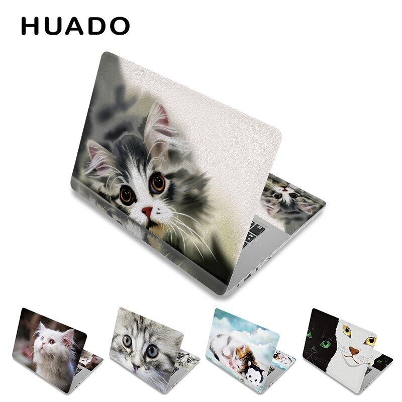 Cat Laptop Sticker Notebook Skin Cover 13 15 15.6 For Macbook Acer