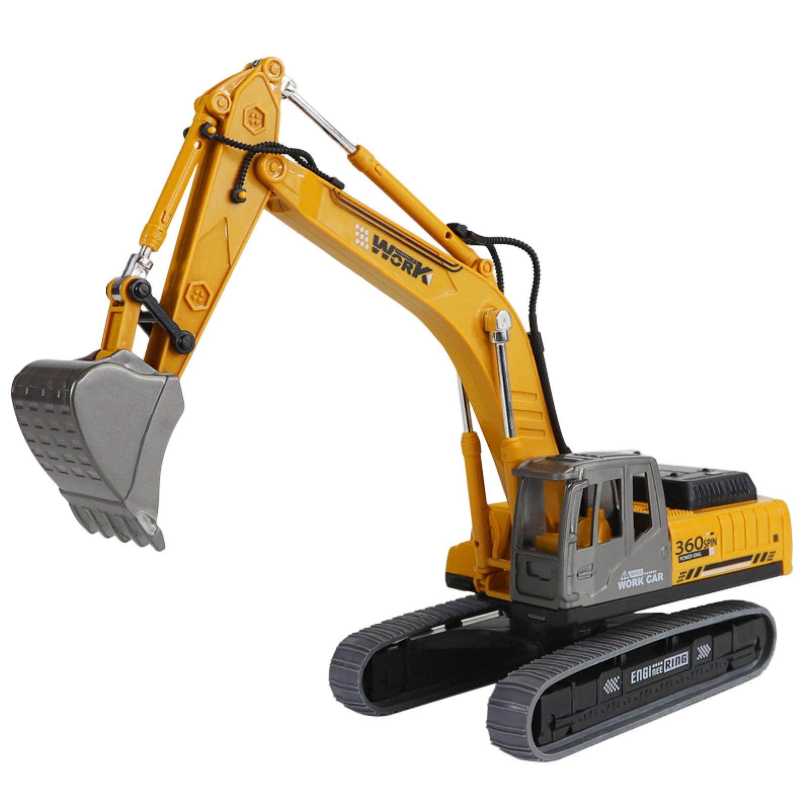 Excavator Toy 360-Degree Rotation Flexible Digging Arm 1 36 Scale