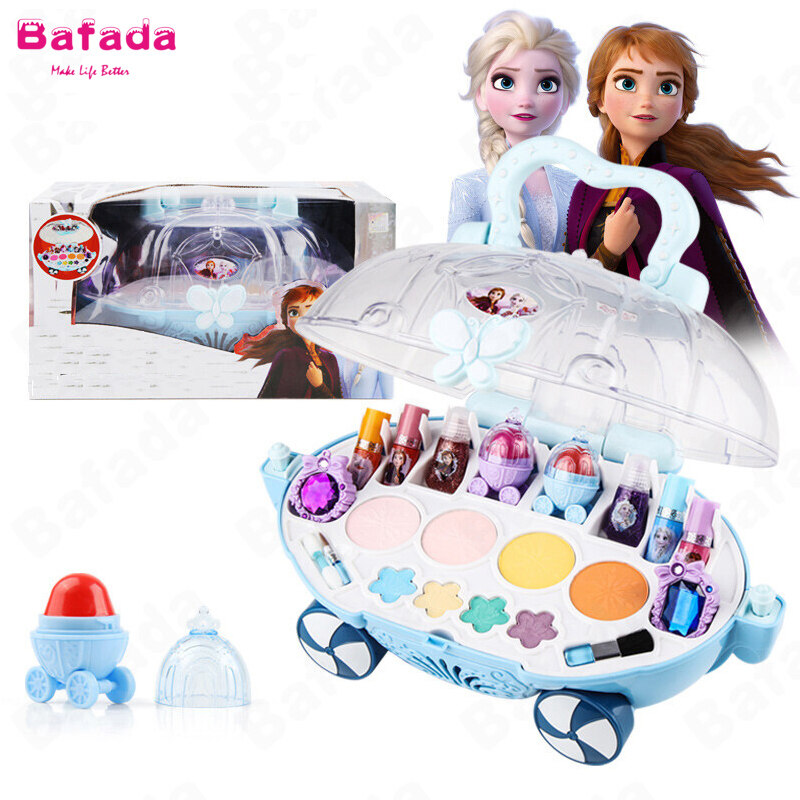 Bafada Bộ Trang Điểm Công Chúa Elsa Anna Đông Lạnh Disney Đồ Chơi Hòa Tan