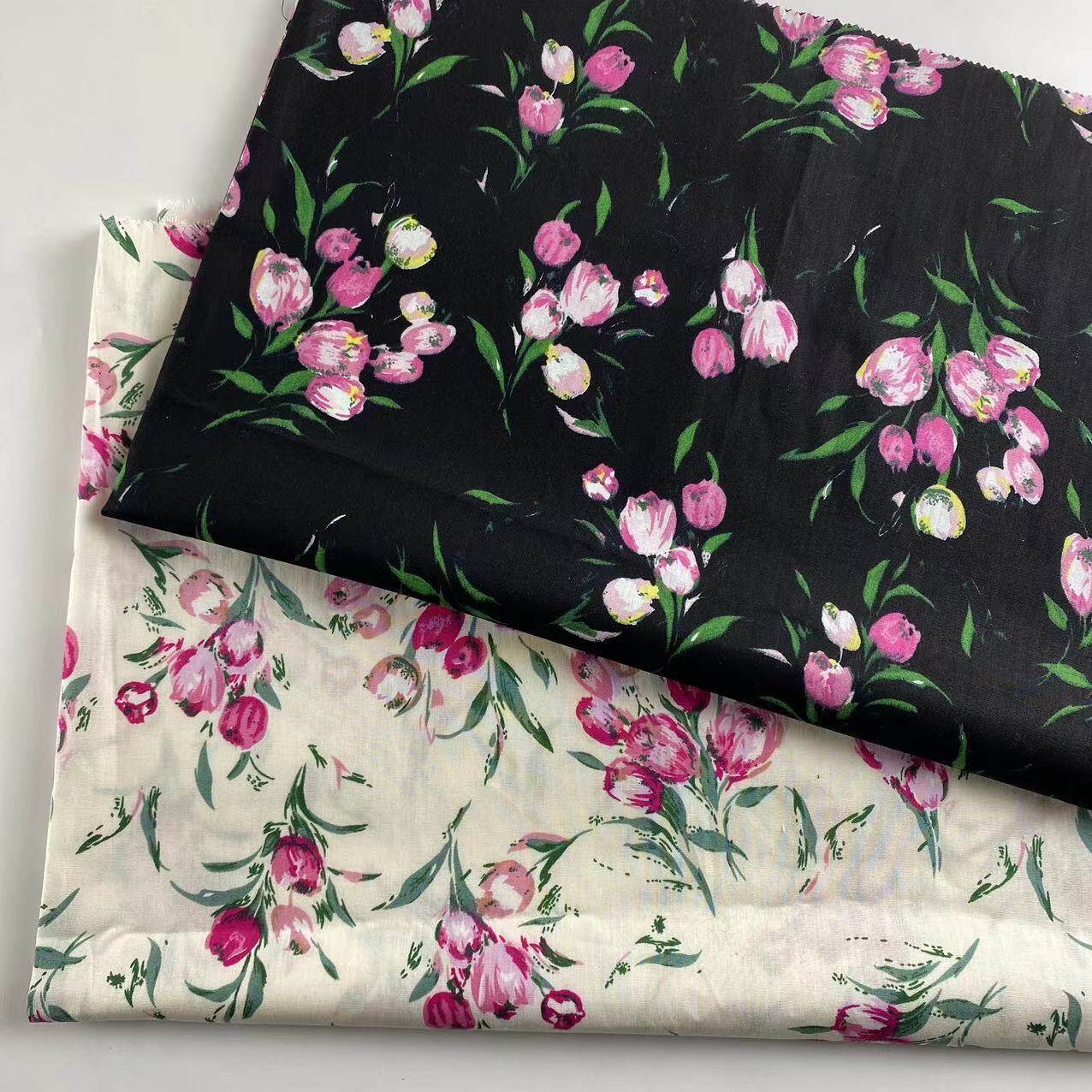 100% Cotton Nguyên Chất In Hình Poplin Vải May Đầm Nữ Tự Làm Phụ Kiện Thủ Công Chất Liệu 50X150Cm TJ20341