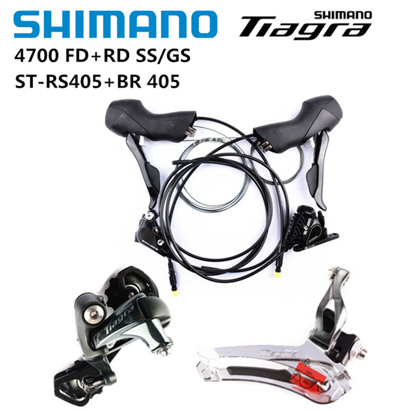 Shimano TIAGRA Groupset 4700 Hydraulic Disc Brakes Front Derailleur RD SS/GS 2x10 Speed With ST