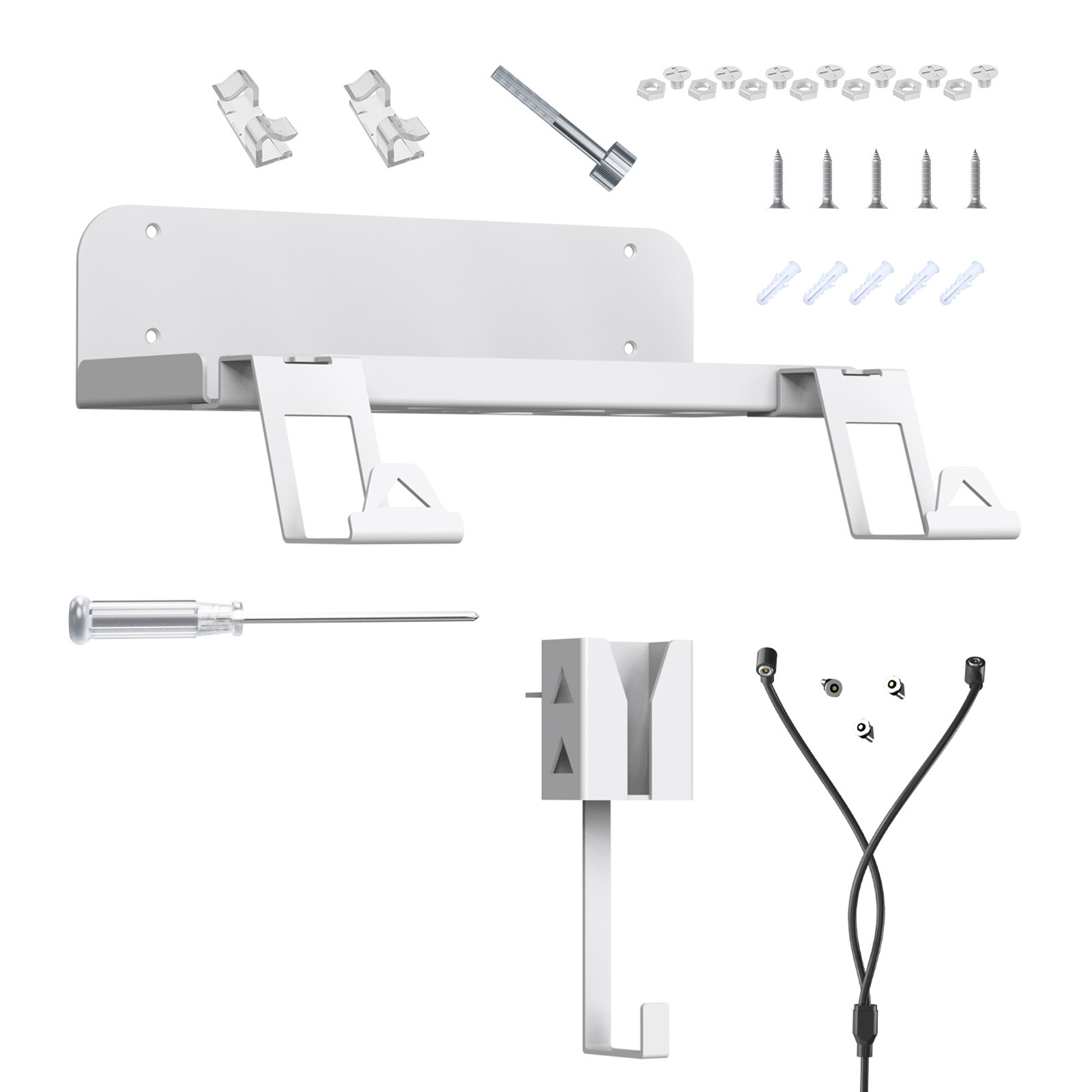 Norman Malthus Wall Bracket Wall Mount Shelf Wall Mount Bracket with Headphone Hanger Easy Installation Game Controller Holder for Gamers ราคา 859 บาท*ส่งฟรี