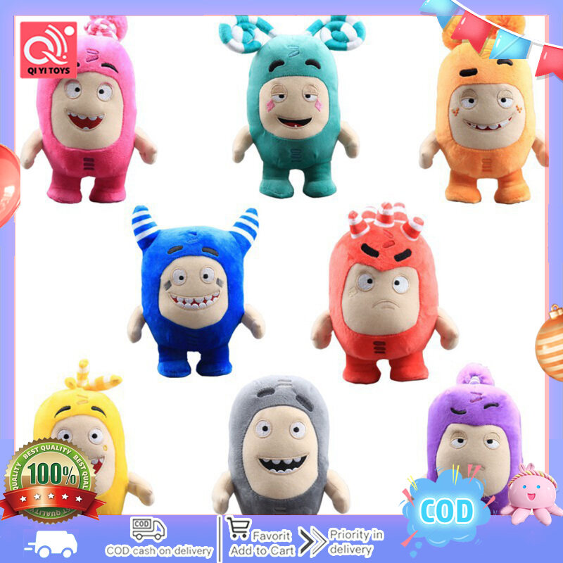 1 Day Send Cartoon Oddbods Plush Toy Soft Stuffed Anime Figurines Plush