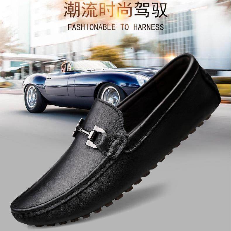 Mới và Thời Trang nam Da Thật Chính Hãng Da Kinh Doanh Làm Việc Giày Lái Xe Giày Doug Giày lớp (Kích Thước: EU: 37 ~ 47)