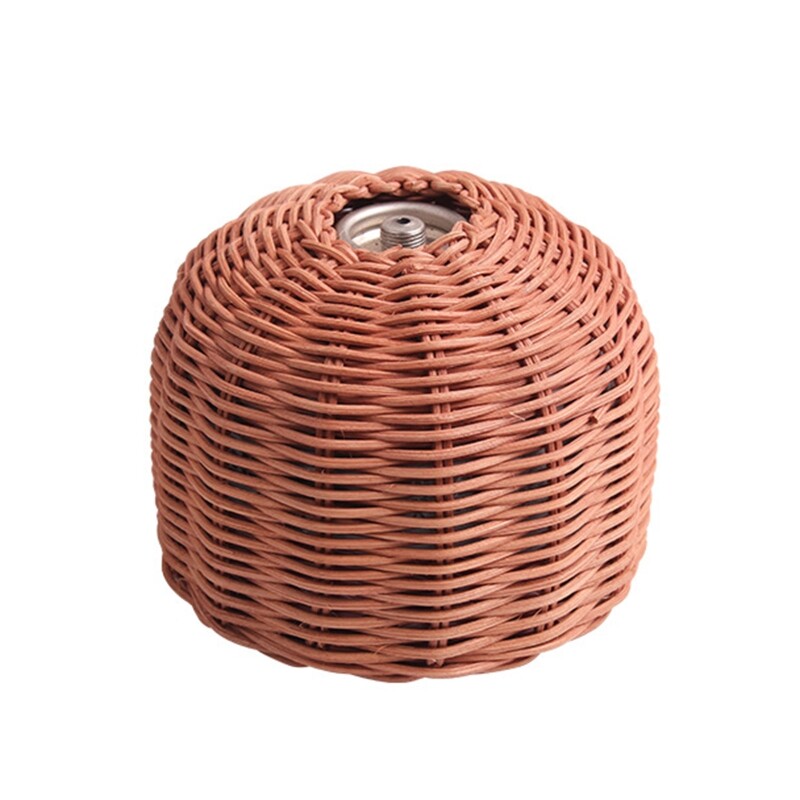 Vỏ Bình Gas Nấu Ăn Bảo Vệ Thủ Công Bằng Mây Hộp Đựng Đồ Đi Bộ Đường Dài Ngoài Trời Đồ Bảo Vệ Bình Gas Bằng Mây Cầm Tay