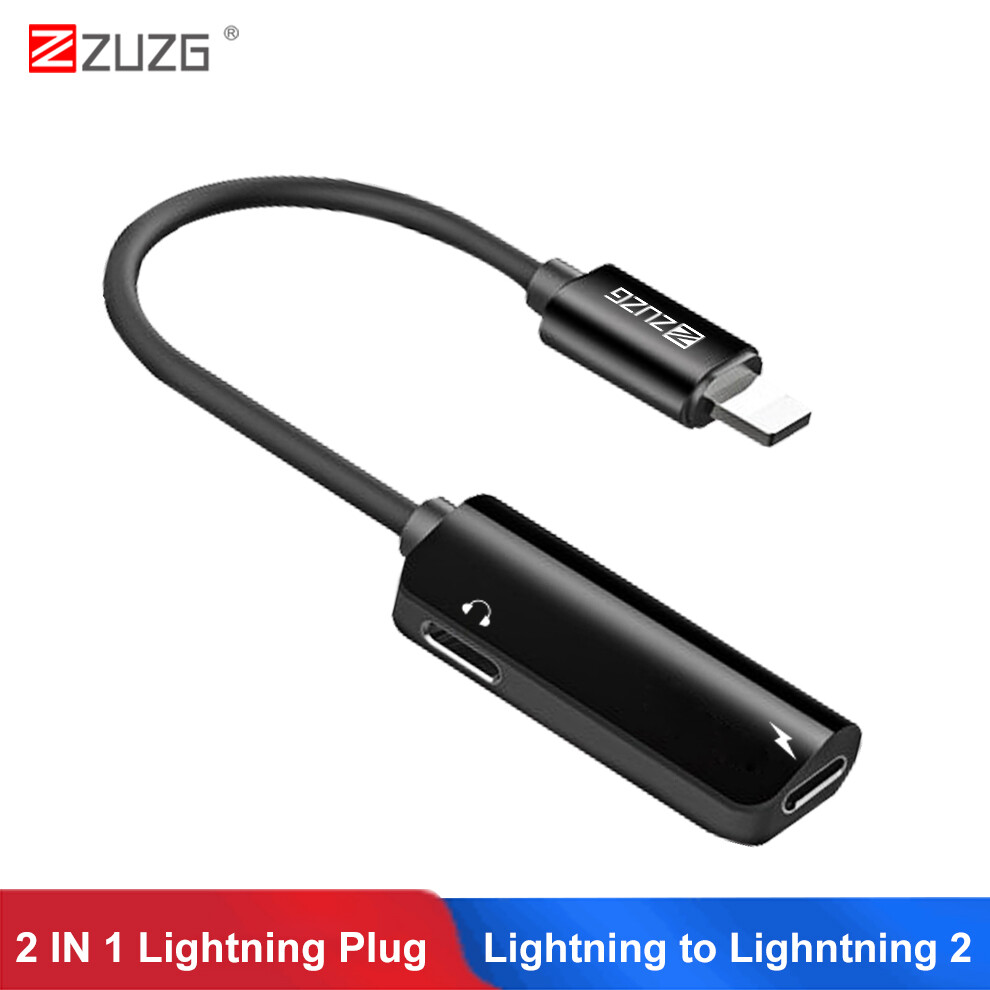 [ZUZG] Dành Cho Tất Cả Hệ Thống Ios, Cáp Chuyển Đổi Tai Nghe AUX Bộ Chuyển Đổi Lightning Đa Năng Dành Cho Tai Nghe iPhone 7 8 X XS MAX XR Âm Thanh