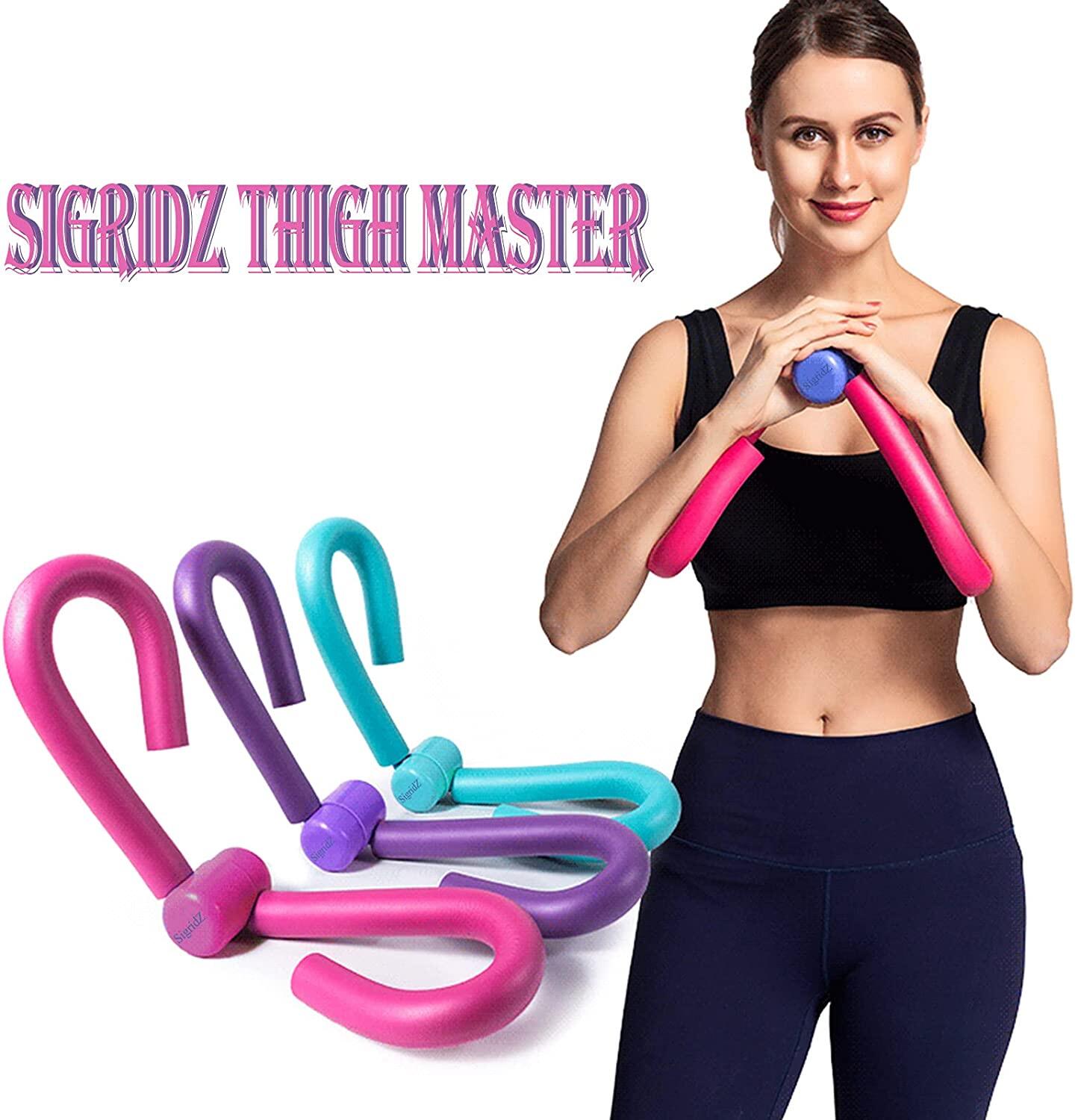 Thigh Master Workout Exerciser Thigh Toner Trimmer Butt Leg Arm Chest Toner Thin Thigh and Leg Shaping Used in Home Gym to Weight Loss 