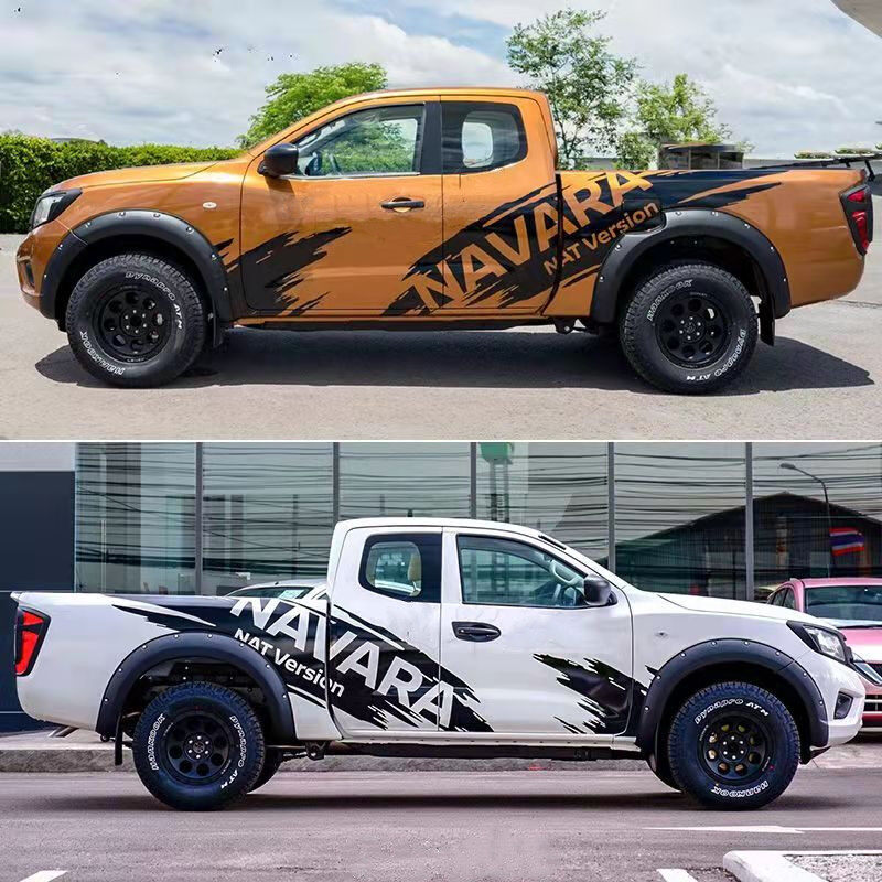 For Nissan Navara 4 door Pickup Car Side Door Sticker Decal Styling Sticker ราคา 1,181 บาท*ส่งฟรี