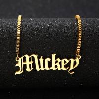 🎁Vnox🎁 Personalized Name Necklaces & Pendant for Women GirlsGold Silver Custom Stainless Steel Birthday Gift Jewelry