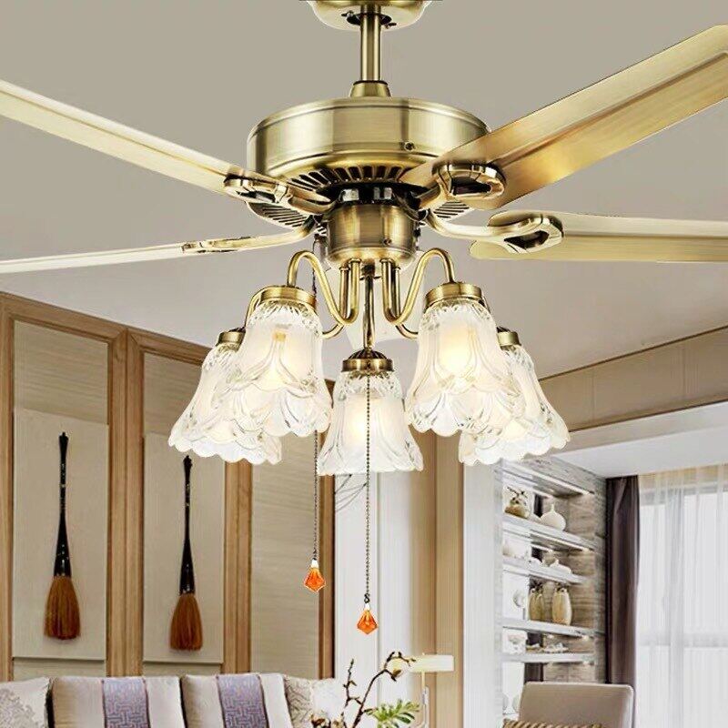 Gold Leaf Ceiling Fan Shelly Lighting