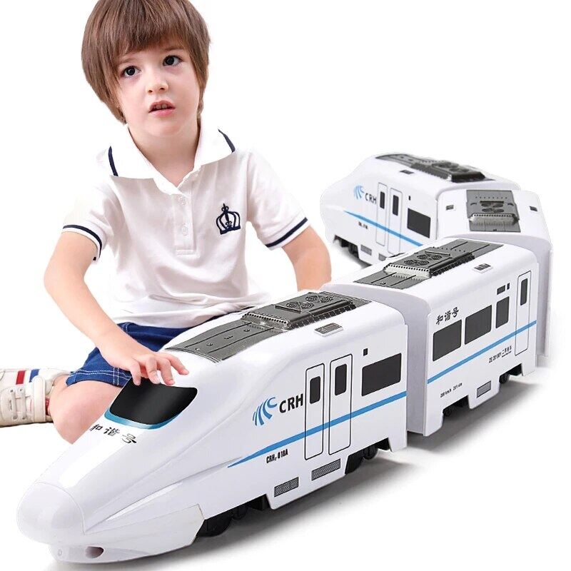 Electric Train Toys For Kids Train Sound Light Music Educational Diecast
