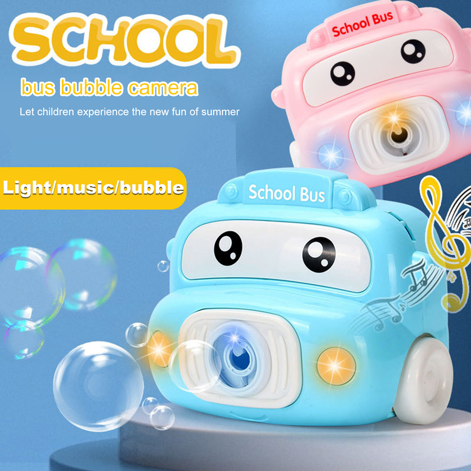 Bubble Blower ประณีต Leak-Proof น่ารักไฟฟ้าเครื่องเป่าฟองสำหรับ KidChildren