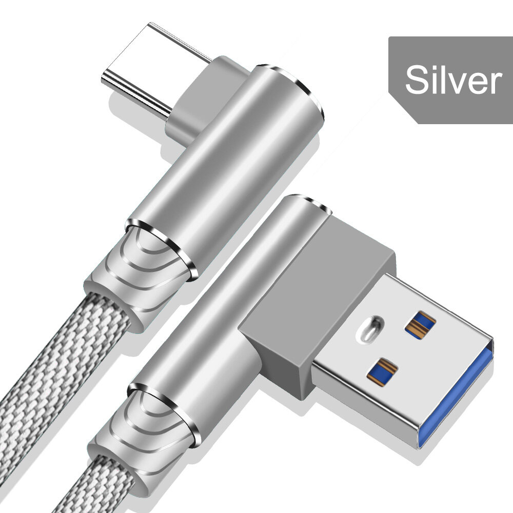 OLAF 3M Loại USB C 90 Nhanh Chóng Sạc Usb C Loại Cáp-C Dữ Liệu Dây Sạc Điện Thoại Android Usb-C Cáp USB Cho Samsung s8 S9 S10 Lưu Ý 8