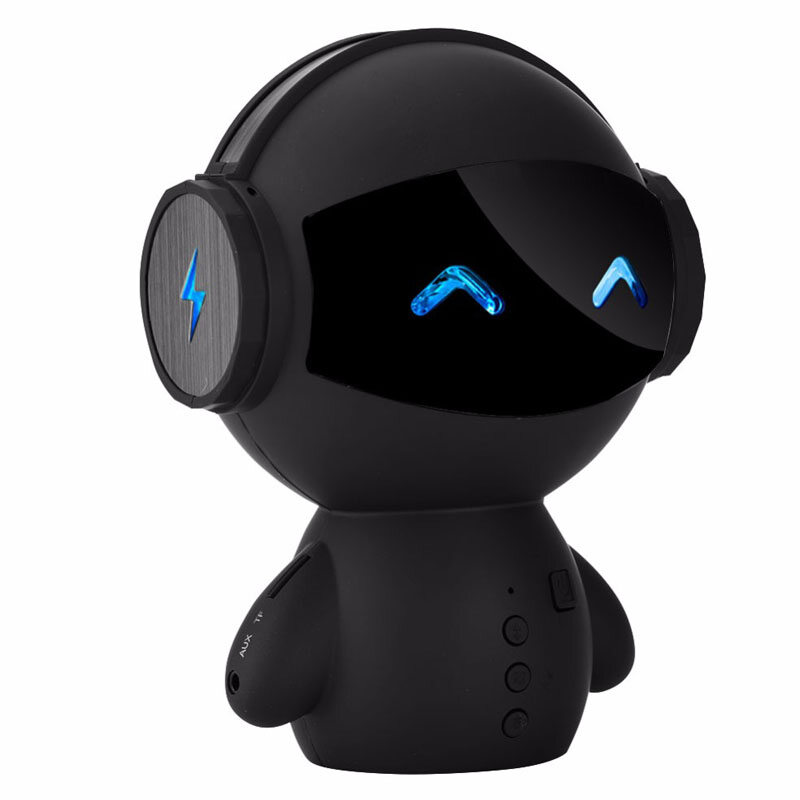 Robot Hoạt Hình Mini Cầm Tay Nóng Loa Bluetooth Bộ Thu Không Dây Bluetooth Bộ Phát Nhạc Âm Thanh Nổi